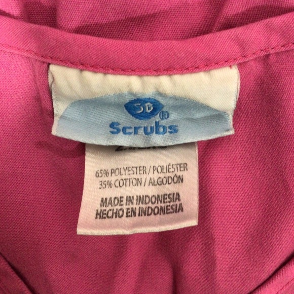 SB Scrubs Pink Scrub Top - Size 2X - Picture 4 of 7
